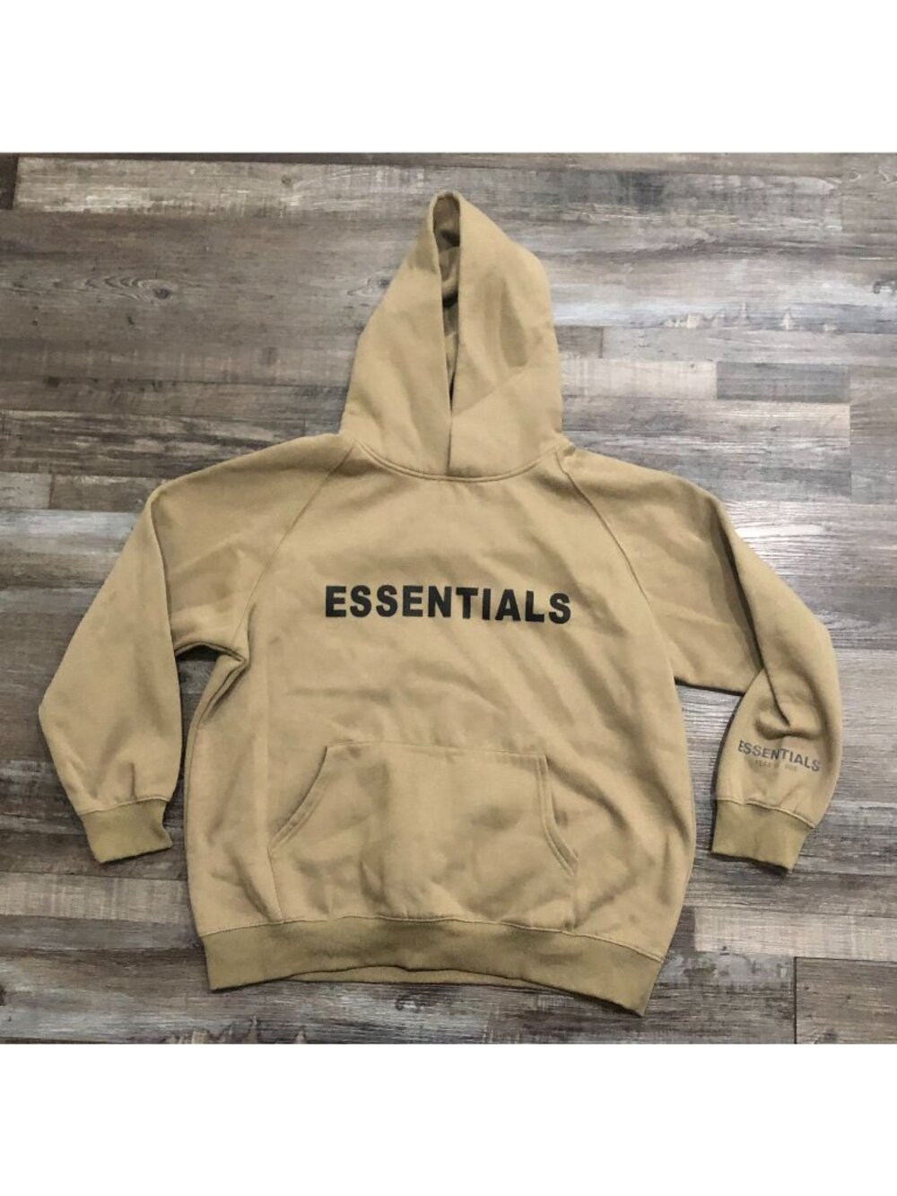 Essentials Men of God Mens Large Brown Hoodie Sweatshirt Pullover